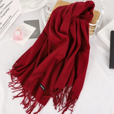 Woman warm stoler